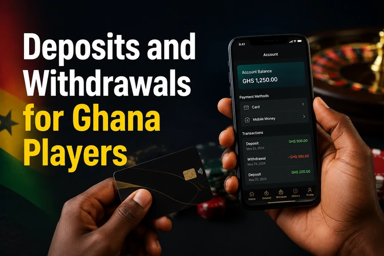 Deposits and Withdrawals for Ghana Players