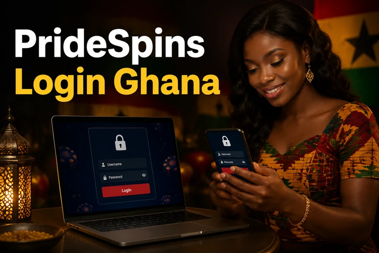 PrideSpins Login Ghana